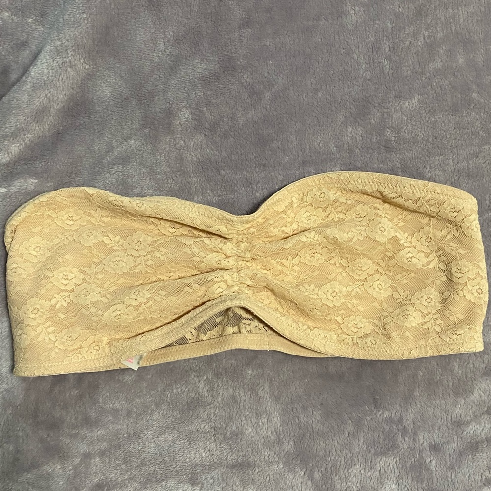 PINK Strapless Bandeau Bra